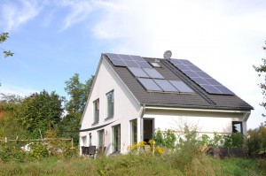 Das Holz Polz mit der Photovoltaikanlage im September 2014