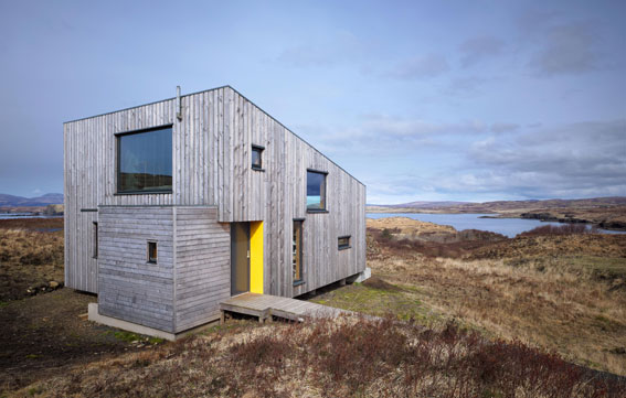 Das Hen House steht mitten in der wilden Landschaft der Isle of Skye
