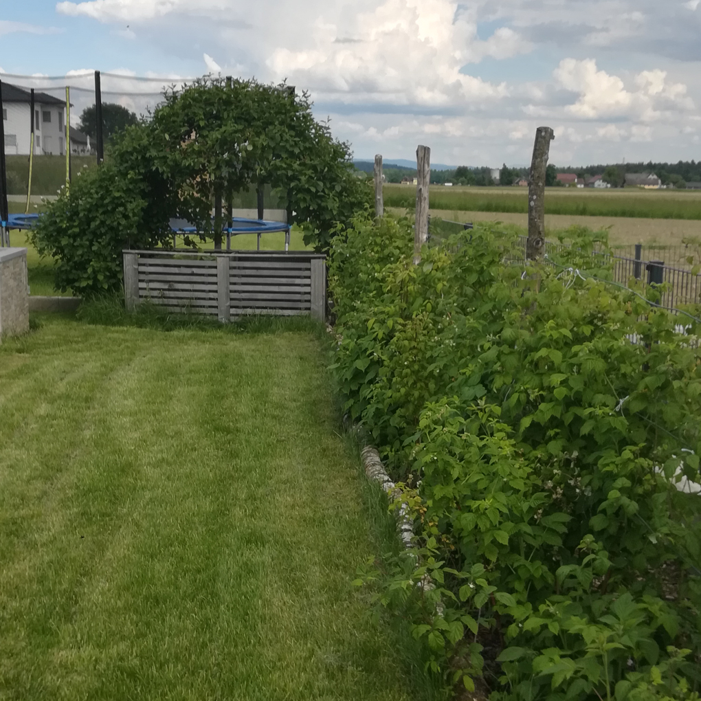 Garten von Jürgen und Jitka in Kärnten