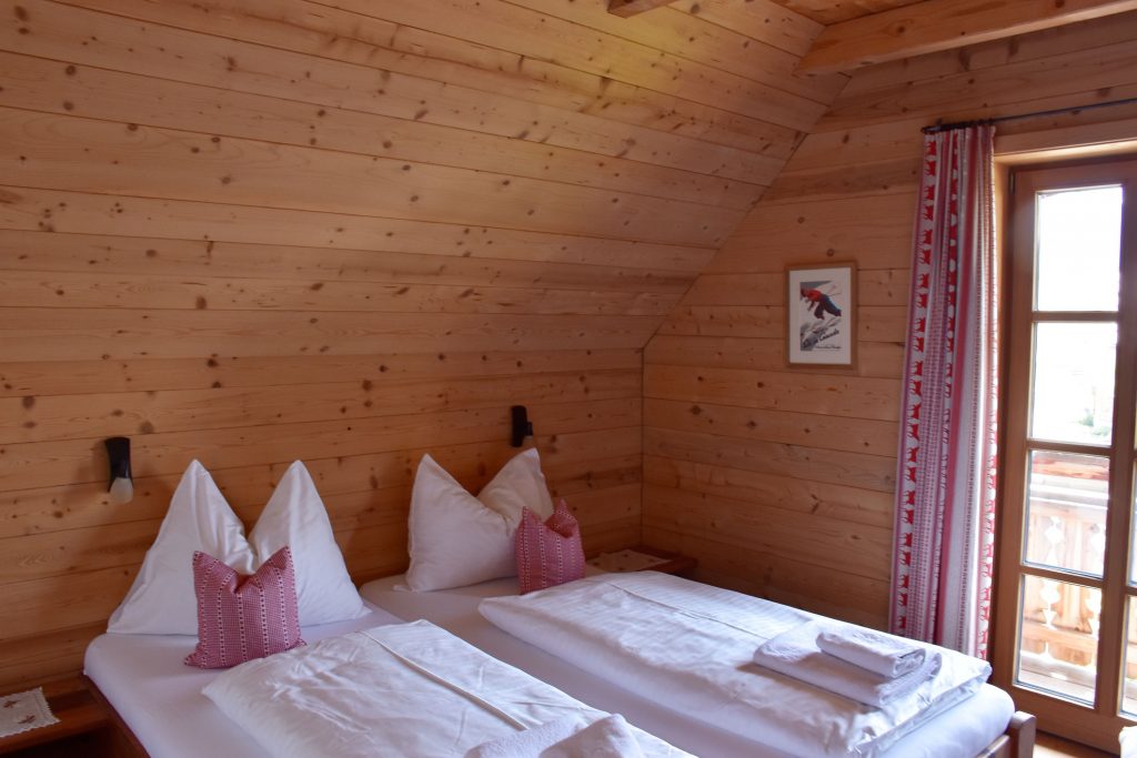 Schlafzimmer des St. Martin Chalets