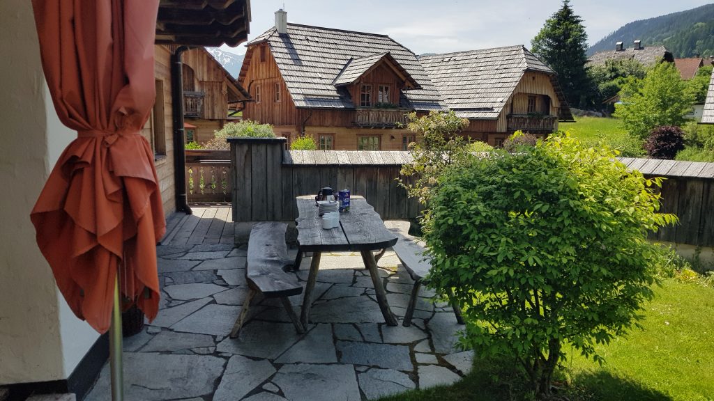 Terrasse des St. Martin Chalets